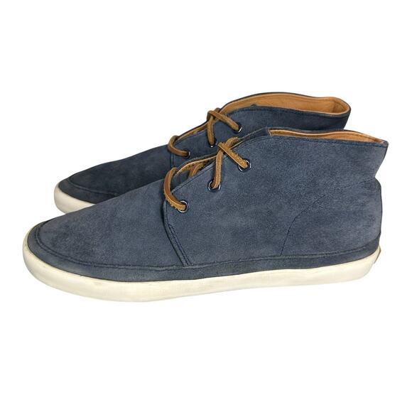 Polo Ralph Lauren Chukka Boots Navy Blue Mens Sz 9.5 D Edwin Preppy